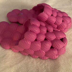 Pink Bubble Slippers
